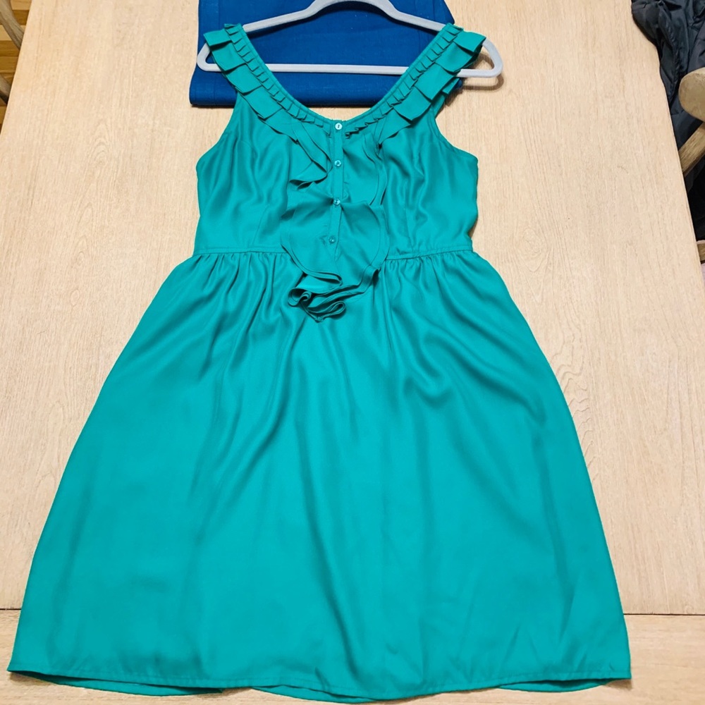 Emerald green Tank dress